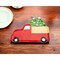 Homeroots 18in Green and Red Red Truck Porcelain China Christmas Serving Tray 517550 - alternate 5