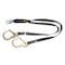 Safewaze Arc Flash 6 ft Energy Absorbing Lanyard 12 ftFF, Aramid, Dual Leg, Tower Rebar Hook 023-2098 - alternate 1