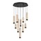 Euf Cambre, Chandelier , 10-Light, 22", Matte Black, Travertine 50130-016 - alternate 7