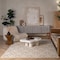 Homeroots 4' X 6' Cream and Brown Geometric Distressed Indoor Outdoor Area Rug 559049 - alternate 9