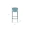 Homeroots Set of Four 30" Green Heavy Duty Plastic Low Back Bar Height Bar Chairs, 4PK 555083 - alternate 6