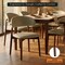 Leisuremod Sable Faux Leather Dining Chair with Rubberwood Legs SCW18LGR - alternate 10