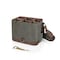 Picnic Time Family Of Brands Beer Caddy Cooler Tote with Opener, Khaki Green with Brown Accents 762-00-140-000-0 - alternate 9