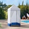 Sunjoy Cabana 4 ft x 4 ft Navy Pop-Up Canopy Tent, Outdoor Instant Pop-Up Gazebo, Portable Changing Tent A109010201 - alternate 13