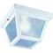 Boston Harbor 6276WH-3L Porch Light, 120 V, 60 W, Steel Fixture, White Fixture 6276WH3L - alternate 1