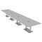 Skutchi Designs Rectangle Conference Table With Power, 48 in W, 240 in L, Grey HAR-REC-48X240-DOU-U779-ESIL - alternate 1