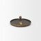 Homeroots 16in Antiqued Gold Metal Hand Finished Oval Vanity Tray With Handles 731277 - alternate 7