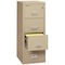 Fireking 15-1/4" W 4 Drawer Fire-Resistant Vertical File Cabinet, Parchment, Legal 4-2125-CPA - alternate 3