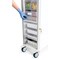 Omnimed Omni Slimline Storage Cart W 3" Casters 351020 - alternate 5