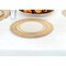 Homeroots 13in Clear And Gold Round Glass Handmade Charger Plate 375871 - alternate 8