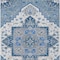 Homeroots 5' X 8' Blue Gray And Ivory Oriental Washable Indoor Outdoor Area Rug 600145 - alternate 9