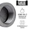 B & K STZ Industries 1-1/2 in. FIP each Black Malleable Iron Cap 310CA-112 - alternate 6