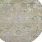 Homeroots 8' Beige Gray And Green Round Floral Washable Indoor Outdoor Area Rug 604062 - alternate 9