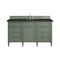 James Martin Vanities Brittany 60" Single Vanity, Smokey Celadon, w/ 3 CM Phantome Eclos Top 650-V60S-SC-3PHT - alternate 1