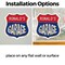 Signmission Ronald's Garage, 4 inch X 4 inch, Vinyl Decal, 2PK SHI-D-2PACK-4-383-RONALD - alternate 5