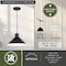 Vaxcel Akron 1L Bronze Metal Industrial MCM Cone Pendant Hanging Ceiling Light P0362 - alternate 9