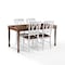 Crosley Shelby 5-Piece Dining Table Set For 4 KF20003WH-CH - alternate 1
