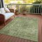 Homeroots 10' X 14' Artichoke Green And Beige Abstract Washable Indoor Outdoor Area Rug 615493 - alternate 9