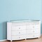 Homeroots 63" White Wood Six Drawer Double Dresser 329664 - alternate 5