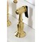 Kingston Brass Bridge Kitchen Faucet with Brass Sprayer, Brushed Brass KS1277BPLBS - alternate 6