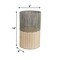 Happimess Harper Modern 4.13-Gallon 2-Tone Faux Wicker Cylinder Outdoor Trash Can, Gray/Cream HPM1101B - alternate 9