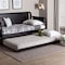 Baxton Studio Lucera Trundle - Underbed Low-Profile Rolling Base for Daybeds and Guest Rooms, Twin, Black 263-14374-ZORO - alternate 6