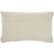 Homeroots 12" X 20" Sage and Ivory Striped Cotton Blend Throw Pillow With Texture 527798 - alternate 4