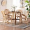 Bali & Pari Mattie Natural Rattan Bistro Dining Set, Beige 269-14768-14772-ZORO - alternate 9