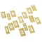 C.H. Hanson Number Stencil Set, 15Piece Interlocking Reusable, 1 In Character Height, 28 Ga Brass, 10303 10303 - alternate 6