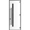 Vdomdoors Front Exterior Prehung Steel Door Ronex0144 Grey 96 Entry Metal Modern Painted W36xH96 Left hand RONEX0144EXD-GRE-W36xH96-LH-I - alternate 1
