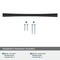 Amerock Pailou 6-5/16 inch (160mm) Center-to-Center Matte Black Cabinet Pull, 10PK 10VMP37324MB - alternate 4