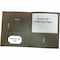 Business Source Letter Portfolio, Gray, 25PK BSN78553 - alternate 1