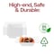 Smarty Had A Party 12 oz. White Square Plastic Soup Bowls (120 Bowls), 120PK 6911-CASE - alternate 10