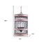 Homeroots Brown Cylinder Metal Dimmable Chandelier 635749 - alternate 4