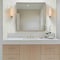 Ackland Sample Cadella Argento Satin Porcelain Fluted Marble Look Wall Tile AKNPTCAAR5X10S-SM - alternate 4