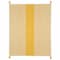 Homeroots 50" X 60" Yellow Woven Cotton Striped Throw Blanket with Tassels 516600 - alternate 1