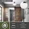 Vaxcel VAXCEL Huntley 12-in W Bronze Farmhouse Schoolhouse Semi Flush Mount Ceiling Light White Glass C0178 - alternate 9