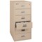Fireking 6 Drawer, 1 Hr Fire, Vertical, 25" wide for Card Check & Notes Champagne 6-2552-CCH - alternate 4