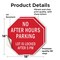 Signmission No After Hours Parking Lot Is Locke, 18 inch X 18 inch, Vinyl Decal, 2PK OC-D-2PACK-18-118 - alternate 4