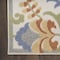 Homeroots 5' X 7' Ivory And Blue Indoor Outdoor Area Rug 527614 - alternate 9