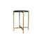 Homeroots 21" Green and Gold Marble and Metal Round End Table 632678 - alternate 9