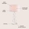 Jonathan Y Paisley 29.5 in. Crystal LED Table Lamp, Clear JYL2055A - alternate 10