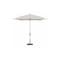 Treasure Garden 7.5 ft Square Patio Umbella, aluminum, fiberglass ribs, outdoor, Direction Linen Stripe UM847SQ-SS 40599-01 Direction Linen Stripe - alternate 1