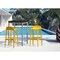 Lagoon Indoor and Outdoor Joyous Resin Bar Stool, 2PK 7057Y8-BBLGS - alternate 5