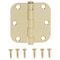 Prosource Door Hinge, Steel, Polished Brass, Loose Pin, 180 deg Range of Motion, Screw Mounting LR-701-PS - alternate 1