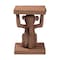 Bali & Pari Miyoco Monkey End Table - Handwoven Rattan Sculptural Accent Side Table with Platform Base 270-14843-ZORO - alternate 8