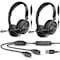Delton Training Headset with Master Adapter & Splitter for Supervising & Coaching, Black T32Y - alternate 1