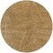 Homeroots 8' Gold Brown And Ivory Round Abstract Washable Indoor Outdoor Area Rug 597018 - alternate 8
