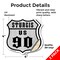 Signmission Sturgis Us 90, 4 inch X 4 inch, Vinyl Decal, 2PK SHI-D-2PACK-4-481 - alternate 5