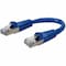 Add-On 6IN RJ-45 MALE TO RJ-45 MALE CAT7 STRAIGHT BLUE S/FTP COPPER PVC PATCH ADD-0-5FCAT7-BE - alternate 1
